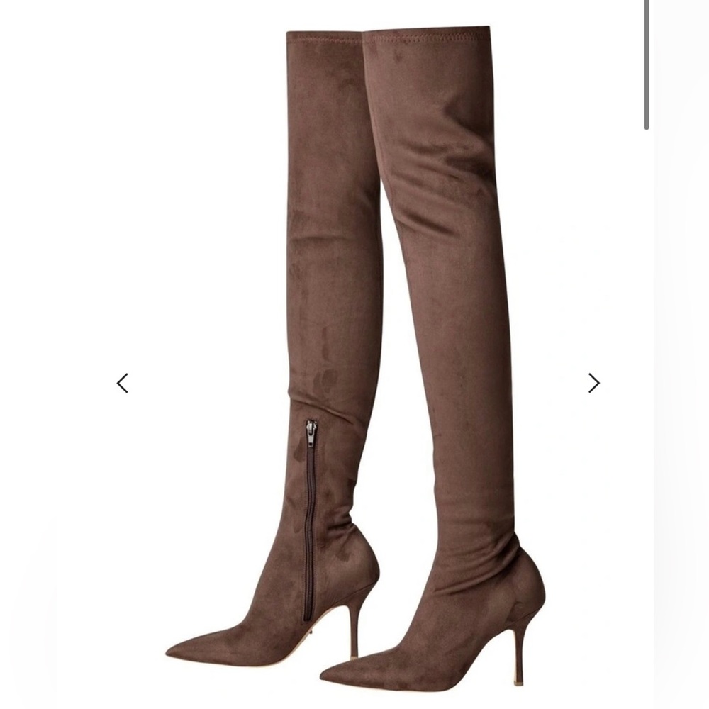 Tony bianco Kylie High Knee Brown boots size 6